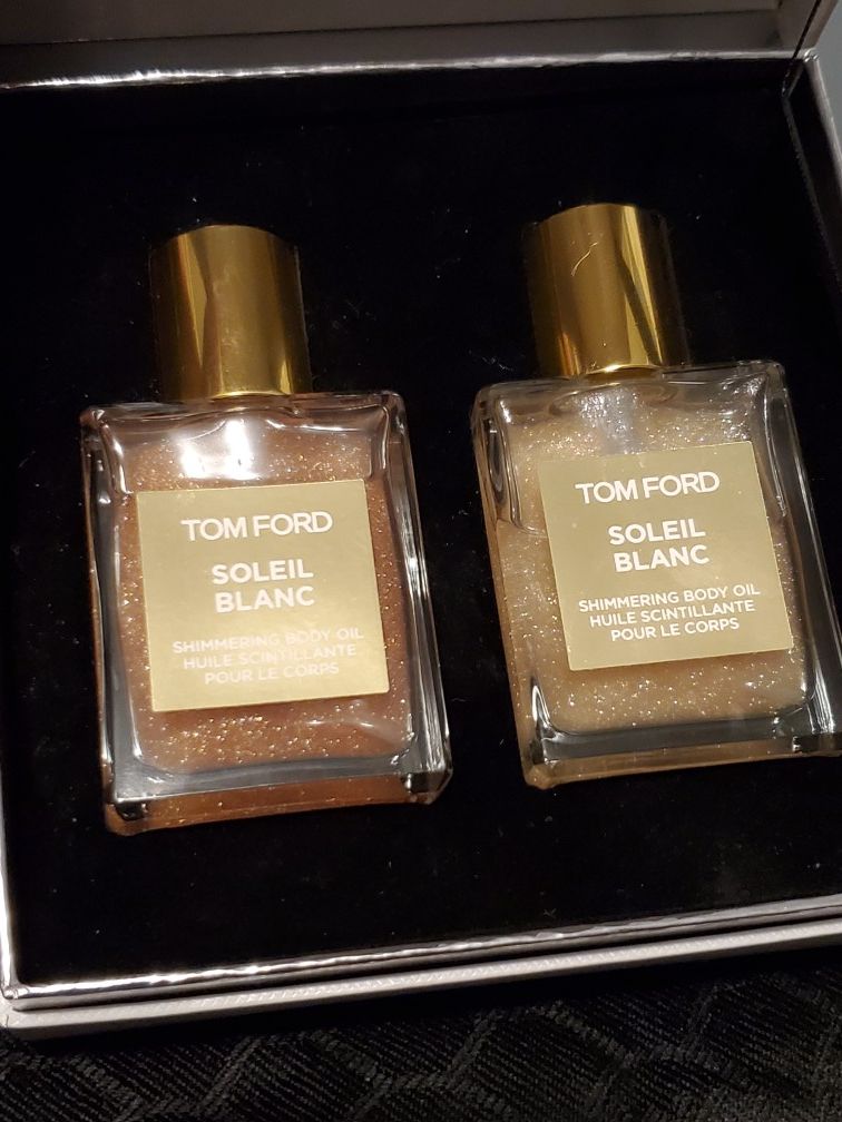 Tom ford soleil blanc shimmering body oil set