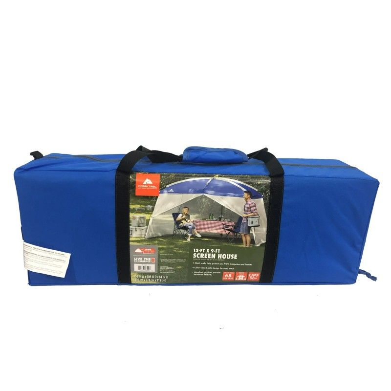 Ozark Trail 13' x 9' tent & Screen House, Blue