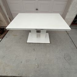 White Dining Room Table 