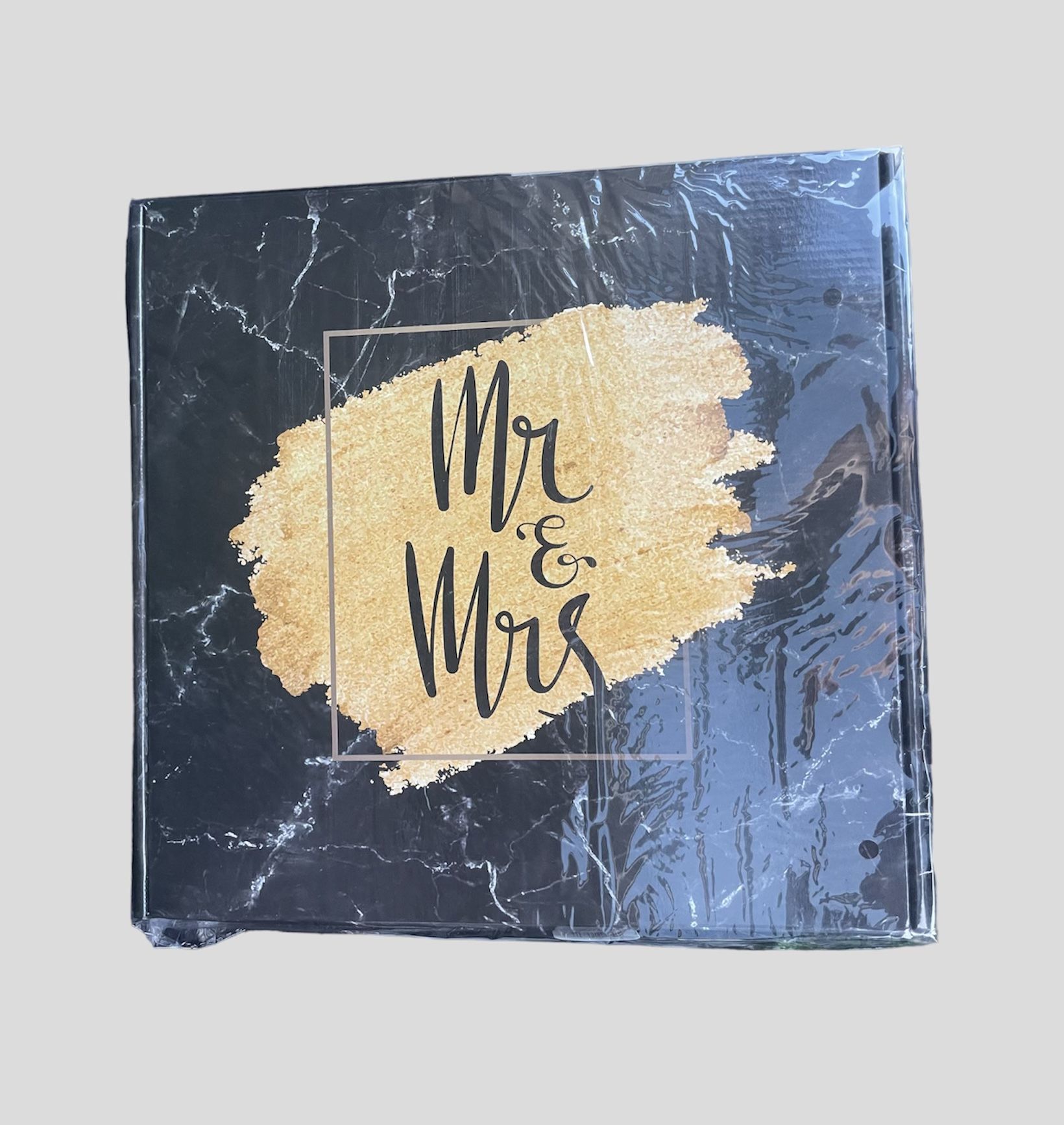 Mr & Mrs Cheese Cutting Board Wedding Gift. 