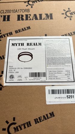 New LED Flush Mount Light Cover