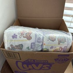 Box Of Newborn Luv Diapers