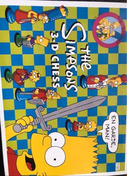 The simpsons 3D chess