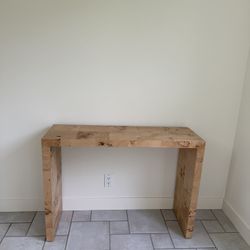  Burl wood Console Table  