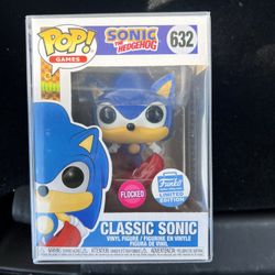 Funko Pop Sonic The Hedgehog Classic Sonic (Flocked)