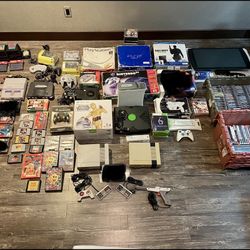 Huge video Game Lot !