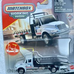 MATCHBOX WORKING RIGS INTERNATIONAL DURASTAR 4400 FLATBED TRUCK🔥🔥