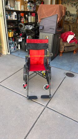 Custom Disney-Themed Lightweight Folding Transport Wheelchair