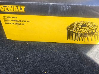 Dewalt 1-3/4 in. x 0.080 in. Galvanized Metal Ring Shank Coil Nails