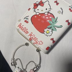 HELLO KITTY BANGLE&WALLET BUNDLE