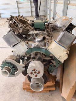 454 Big Block Motor and Transmission