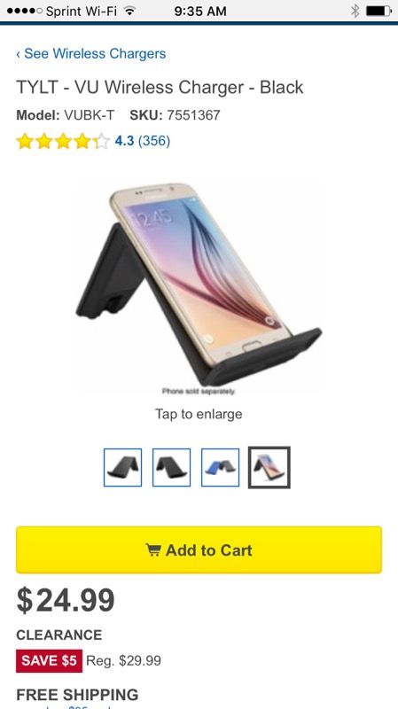 LYLL Qi wireless charger android phone