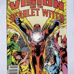 Vintage Vision And The Scarlet Witch Marvel Comic 