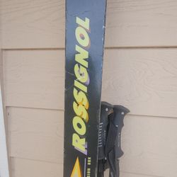 Rossignol Ski With Pole