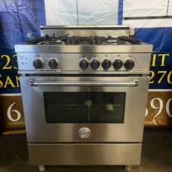 BERTAZZONI 30” ALL GAS RANGE STOVE STAINLESS STEEL 