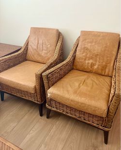Rattan chairs (2)