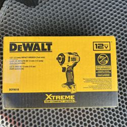 & Brand New DeWALT B1/2" IMPACT WRENCH, 12v max.