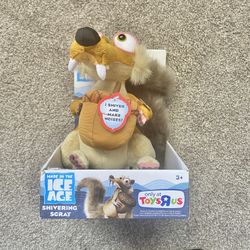 *Vintage* Toys R Us Shivering Skrat Plush No Sound