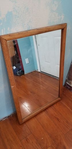 Oak Mirror