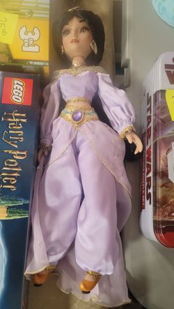 Disney Jasmine Porcelain Doll With Lamp for Sale in San Antonio TX OfferUp