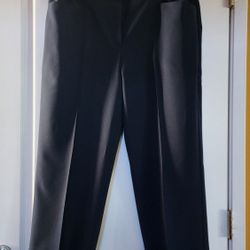 Jaclyn Smith Women's Navy Wide-Leg Dress Pants