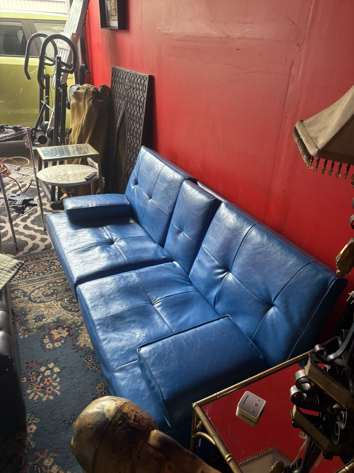 Blue Futon Couch