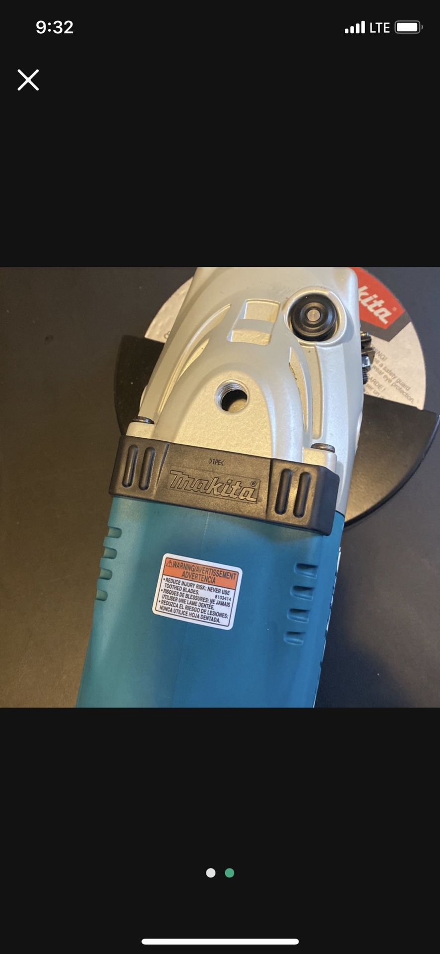 7” Mikita Grinder Brand new
