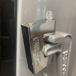  Heavy-Duty Container/Storage Padlock – Triple Chrome, “Jimmy-Proof” Security Lock 🔐