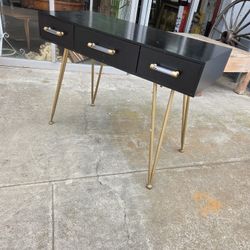 DecMode modern wooden console table
