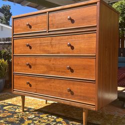 Mid century high boy dresser by Dixie