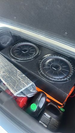 Kicker 12 inch subs with box