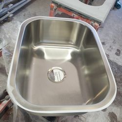 Stainless Steel Sink 22×17 _ 8" Deep