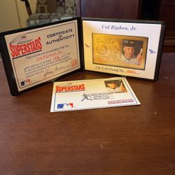 Cal Ripken Junior 23K gold stamp