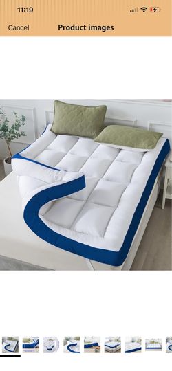 5 Inch Memory Foam Full Size Mattress Topper for Back Pain