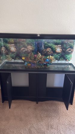 50 gal fish tank with stand