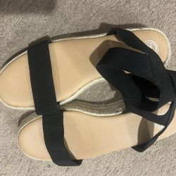 Girls Black Sandals