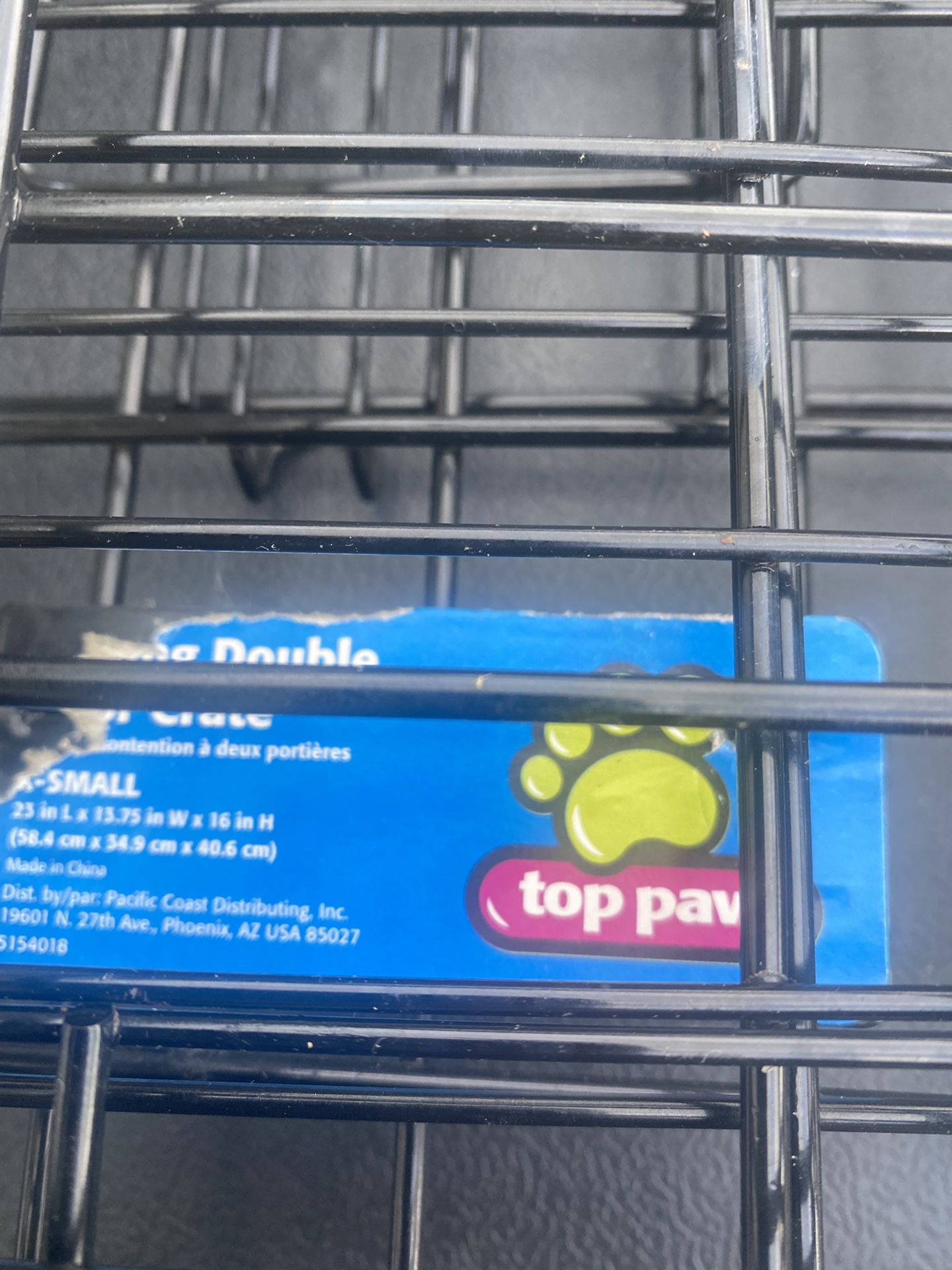 Dog Case 23in L 13.75 In W 16in H