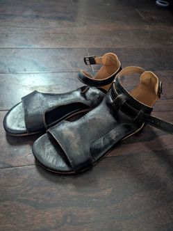 Real leather gladiator sandals size 6