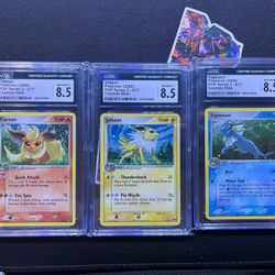 Pop Series 3 ( 2006 ) Cosmic Holo Eevee Evolutions CGC 8.5 