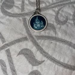 Maria Ave Religious Pendant Sterling Silver 