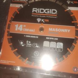 Ridgid Powerful 14" Diamond Blad