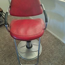 Vintage Leather Barber Chair