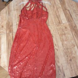  Sexy Red Sequin Dress (never Worn)