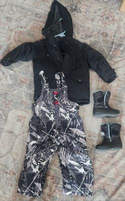 Toddler SNOW Pants, Jacket And SHOES $20
