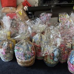 Easter baskets fully loaded