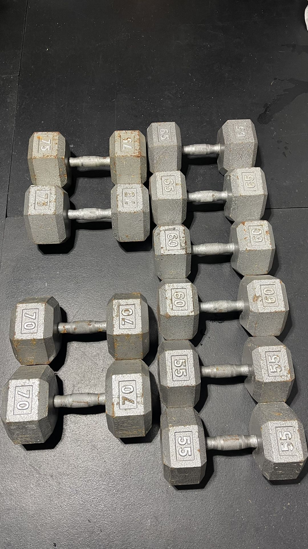 HEX DUMBBELLS