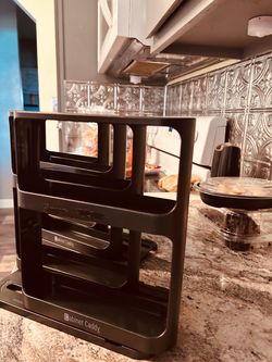 Cabinet Caddy Rotating Kitchen Organizer