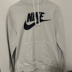 While Nike hoodie