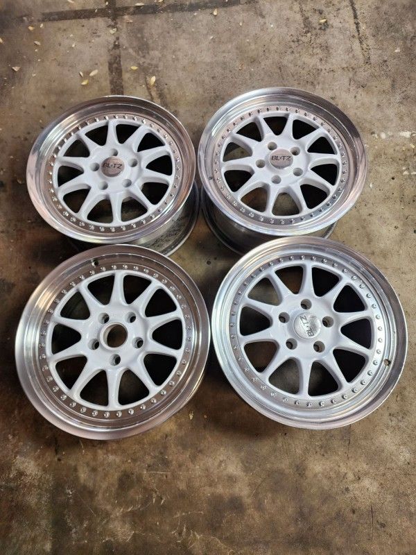 Blitz 01 BRW01 Blitz 01 racing wheels 2 piece alloy wheels 17x8 +35 5x114.3