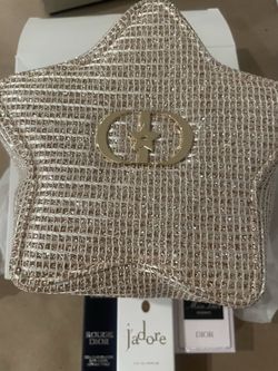 C. dior makeup bag with samples